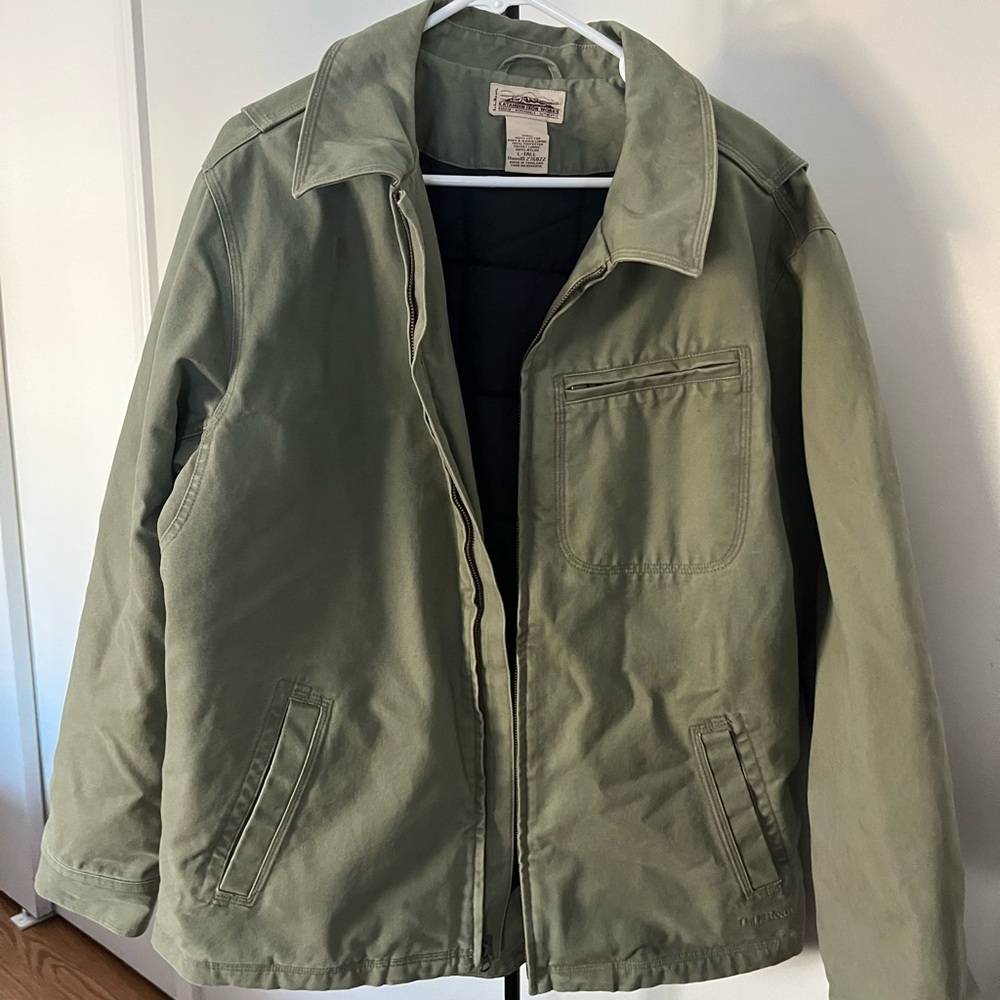 L.L. Bean Men's Military Field Jacket in Green